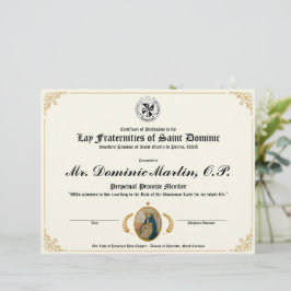 Certificado Lay Dominican