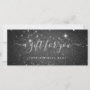 Certificado Mínimo de Glitter Negrito de Oferta Co