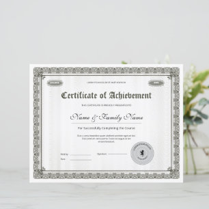 Certificado mínimo de realização