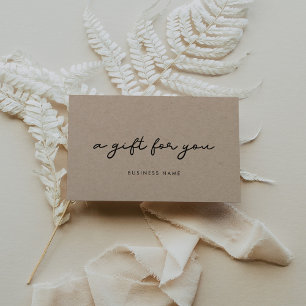 Certificado simples de oferta de papel kraft