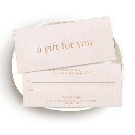 Certificado Spa de Beleza Salon da rosa claro