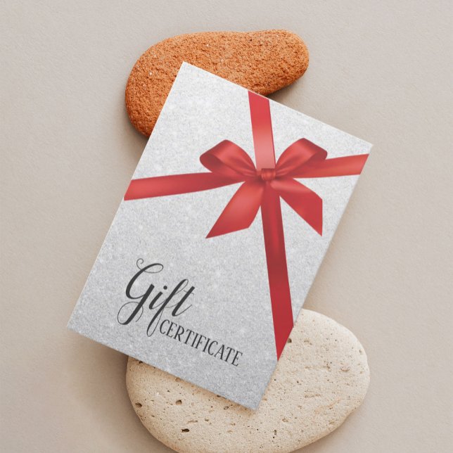 Certificados de oferta de feriado de glitter moder (Criador carregado)