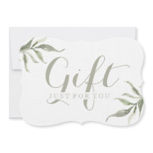 Certificados de Oferta de Folhagem Personalizável 