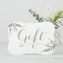 Certificados de Oferta de Folhagem Personalizável