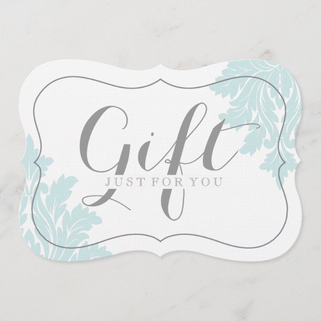 Certificados de Presente de Damasco Personalizável (Frente)