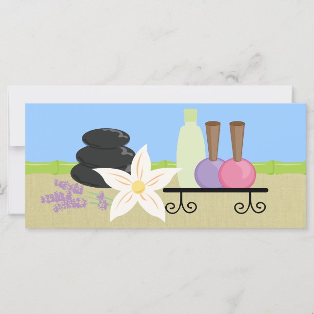 Certificados de Presente de Salão de Dia Spa ou Na (Frente)