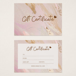 Certificados Mínimos de Presente Marble Business R