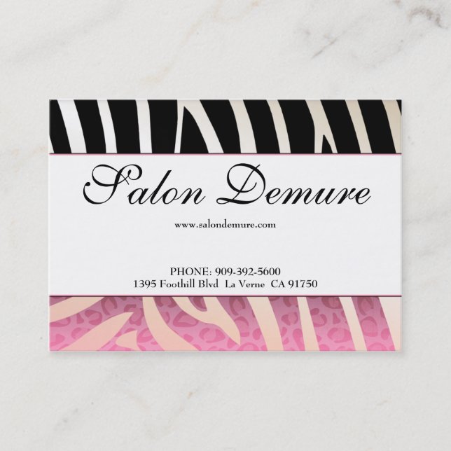 Certificados na moda da venda do salão de beleza (Frente)