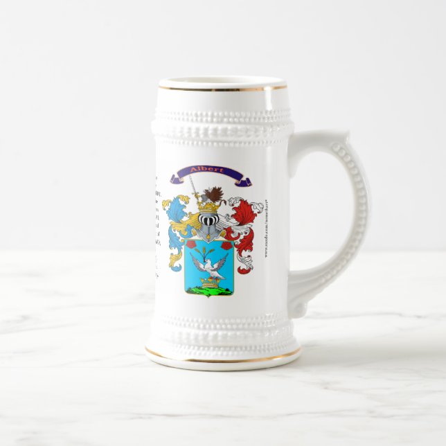 Cerveja Albert, a origem, significado e a caneca de (Direita)