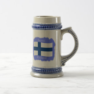 Cerveja Bandeira da caneca de Finlandia