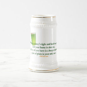 Cerveja Bebendo irlandês que diz 2 - caneca de