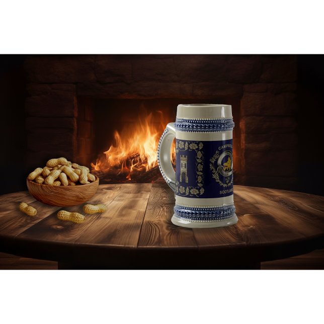 Cerveja Campbell Clan Castle Personalizou a Caneca de cerv (Criador carregado)