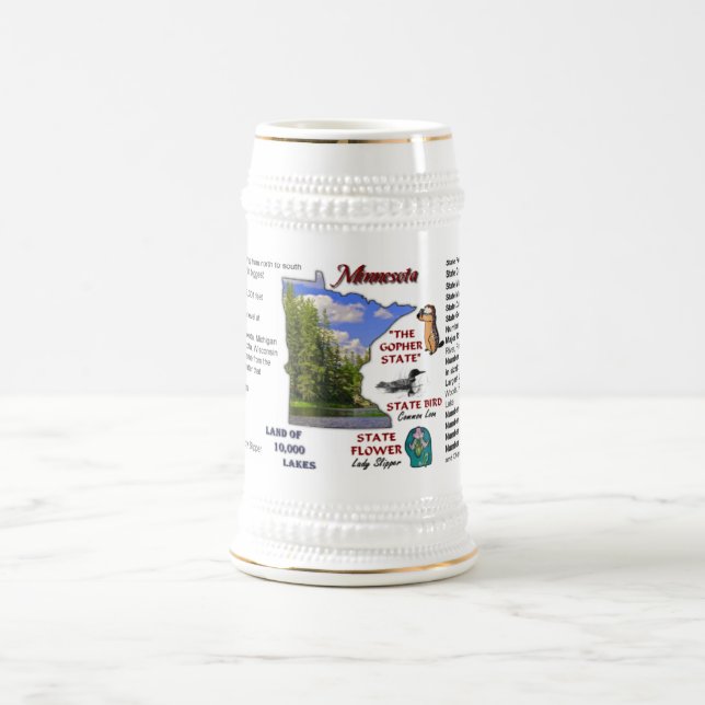 Cerveja Caneca #2 dos símbolos de estado de Minnesota (Centro)
