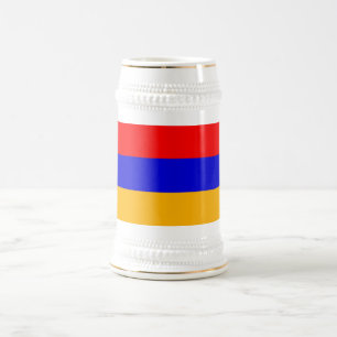 Cerveja Caneca com a bandeira de Arménia