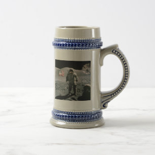 Cerveja Caneca da aterragem de lua do último de Apollo 17