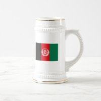 Caneca da bandeira de Afeganistão
