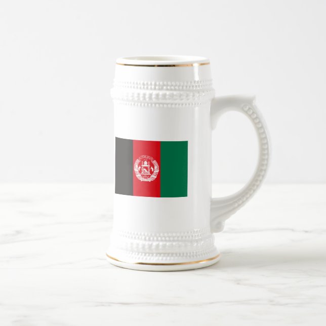 Cerveja Caneca da bandeira de Afeganistão (Direita)