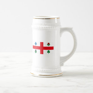 Cerveja Caneca da bandeira de Montreal