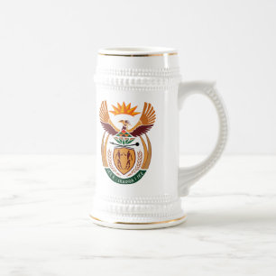 Cerveja Caneca da brasão de África do Sul