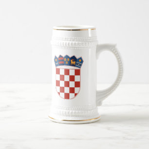 Cerveja Caneca da brasão de Croatia