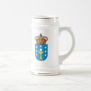 Cerveja Caneca da brasão de Galiza
