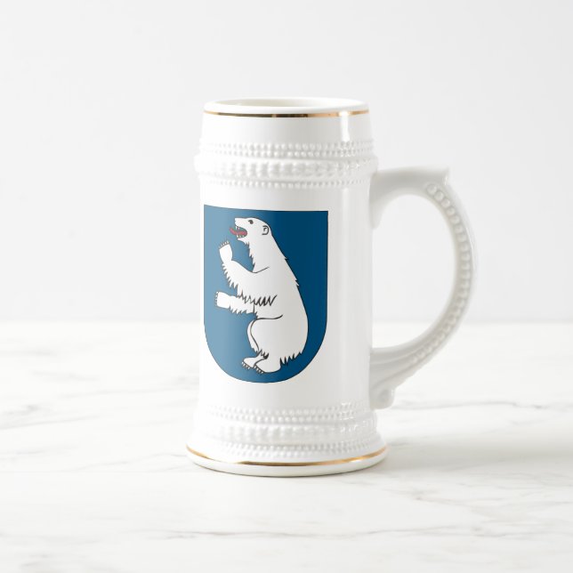 Cerveja Caneca da brasão de Greenland (Direita)