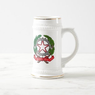 Cerveja Caneca da brasão de Italia