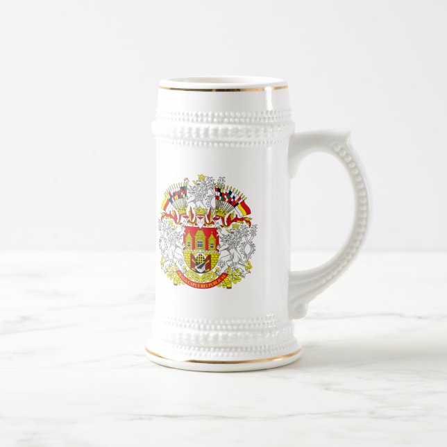 Cerveja Caneca da brasão de Praga (Direita)
