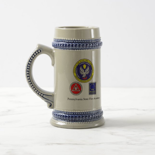 Cerveja Caneca da certificação do sapador-bombeiro 1 de (Esquerda)
