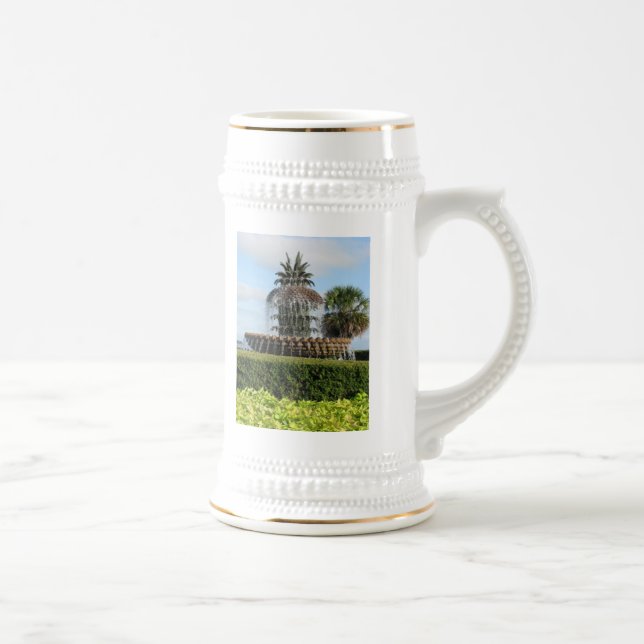 Cerveja Caneca da fonte do abacaxi do SC de Charleston (Direita)