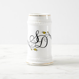 Cerveja Caneca de Bebida Monogramada