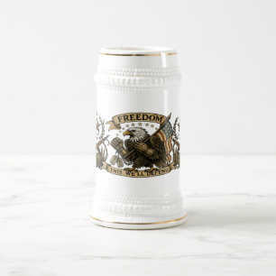 Cerveja Caneca de Café Patriótica Águia do Exército dos EU