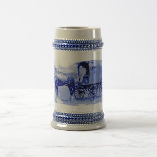 Cerveja Caneca de Cerâmica Carroça de Entrega Vintage