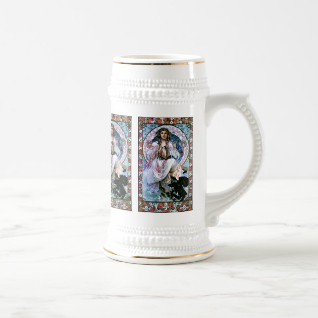 Cerveja Caneca de cerveja: Mucha - Sávia - Secessão (Direita)