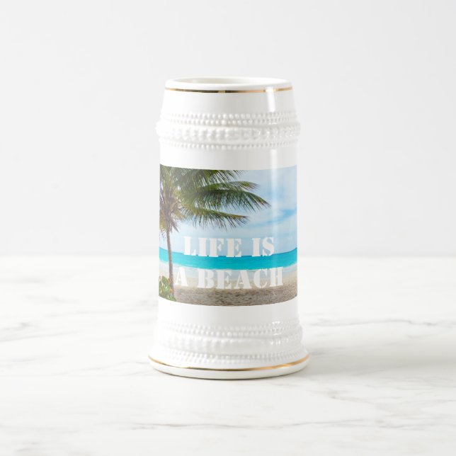 Cerveja Caneca de Chopp Life Is A Beach (Centro)