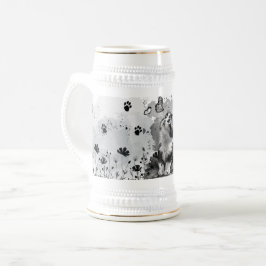 Cerveja Caneca de manchas para amantes de gatos fofos e ad