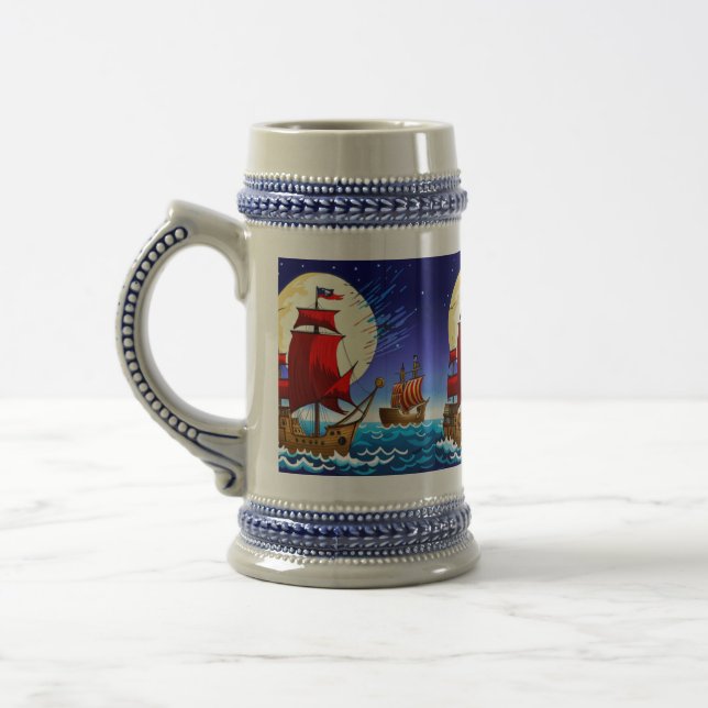 Cerveja caneca de navio pirata (Esquerda)
