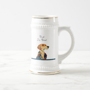 Cerveja Caneca de Proud Dog Parent – Ilustração de Cachorr