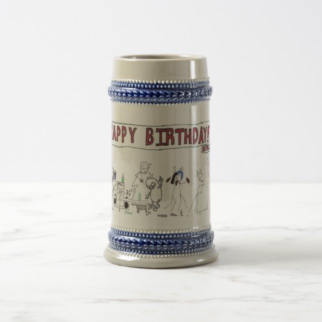 Cerveja Caneca do aniversário de 21 anos (Centro)