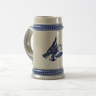 Cerveja Caneca do logotipo de DrgnWings_PhnxFthers