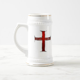 Cerveja Caneca do logotipo de Templar Dbl