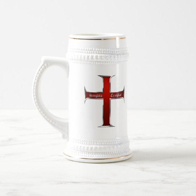 Cerveja Caneca do logotipo de Templar Dbl (Esquerda)