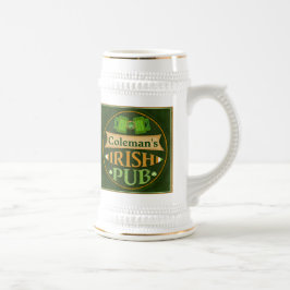 Cerveja Caneca irlandesa do bar do dia de St Patrick