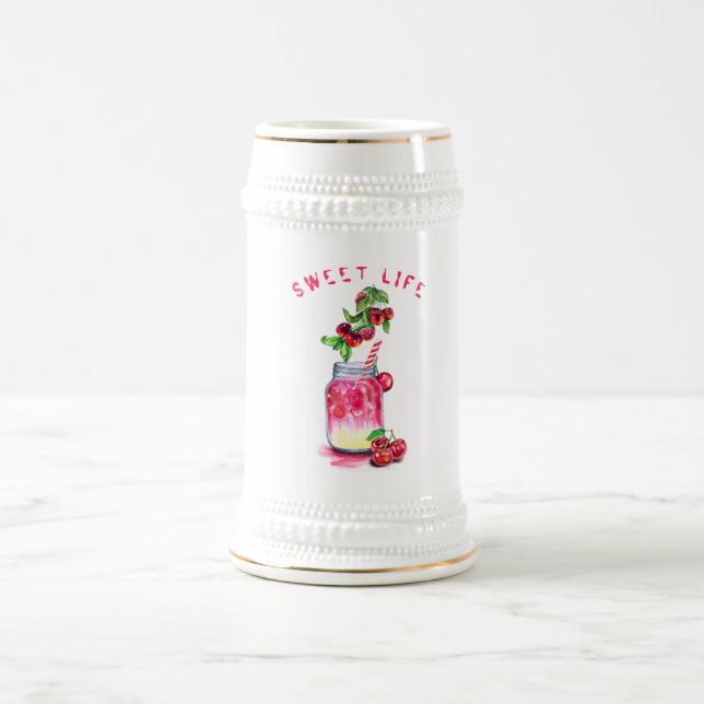 Cerveja Cherry Juice Legal Drink Summer Party Caneca de ce (Centro)