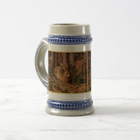 Coelho Europeu de Pintura Ano 2023 Caneca de cerve