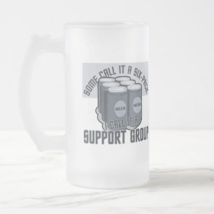 Cerveja com canecas personalizadas do pacote Seis