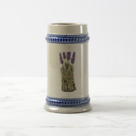 Cerveja Conjunto de Lavanda e Salvia em Caneca de Cerâmica