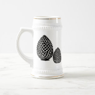 Cerveja Design de pinheiro inspirado na Natureza - Caneca 