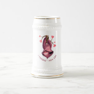 Cerveja Engraçado Romântico Sloth Sorri Saúde Caneca de ce