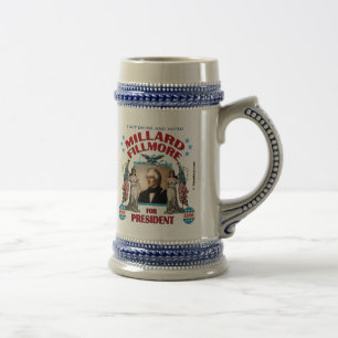 Cerveja "Eu obtive o bebado e votei Fillmore!" Caneca de